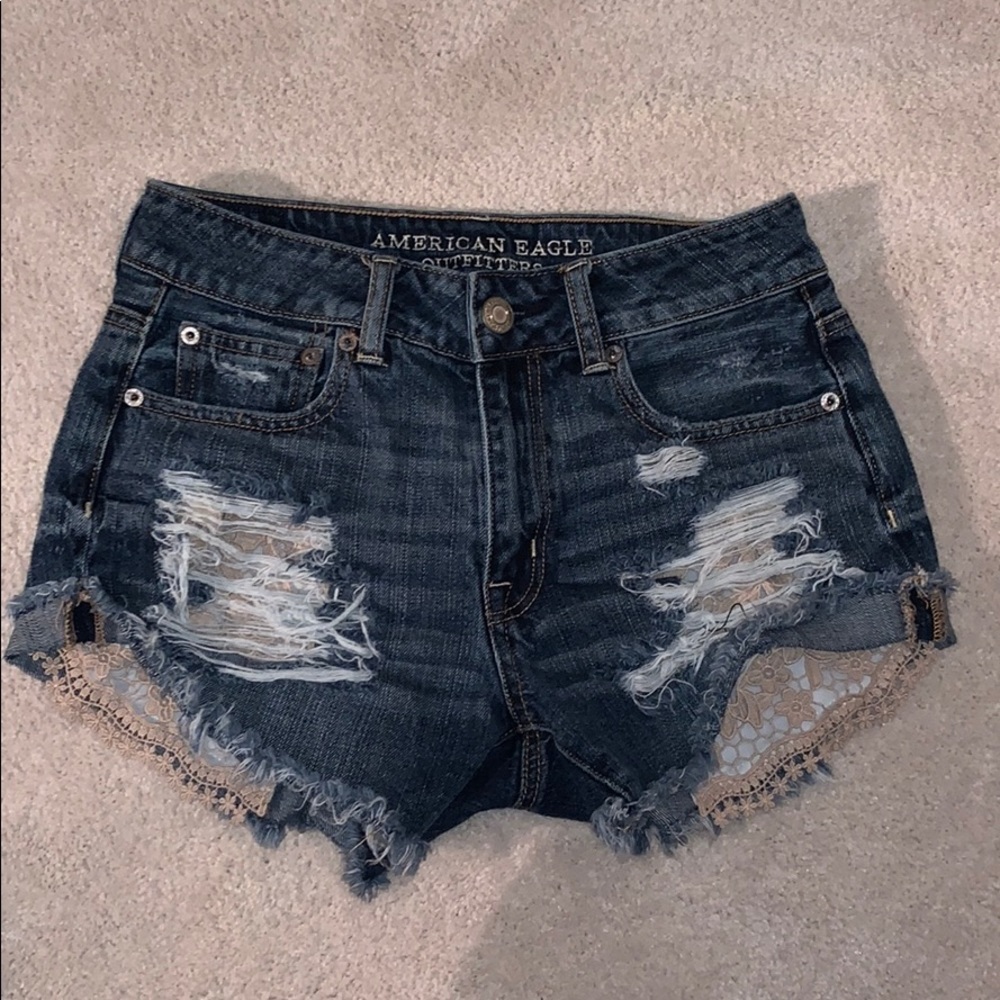 American Eagle high rise festival short